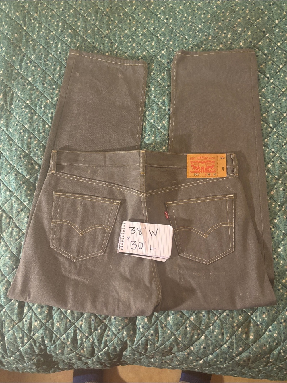 Levi's Men's Straight Jeans in Dark Gray
